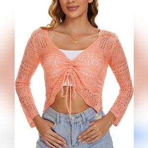 Ultra Flirt Juniors' Ruched Knit Sweater - For Macy's Size Small | Like New